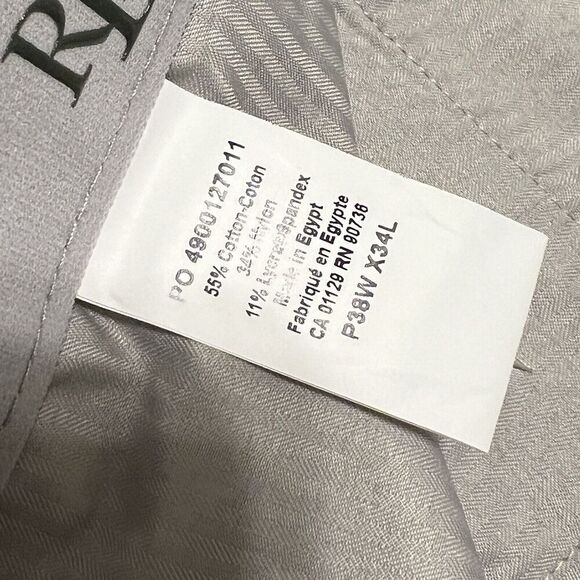 Lauren Ralph Lauren Classic-Fit Norton Active Dress Pant Gray 38x34 NWT - Picture 7 of 13